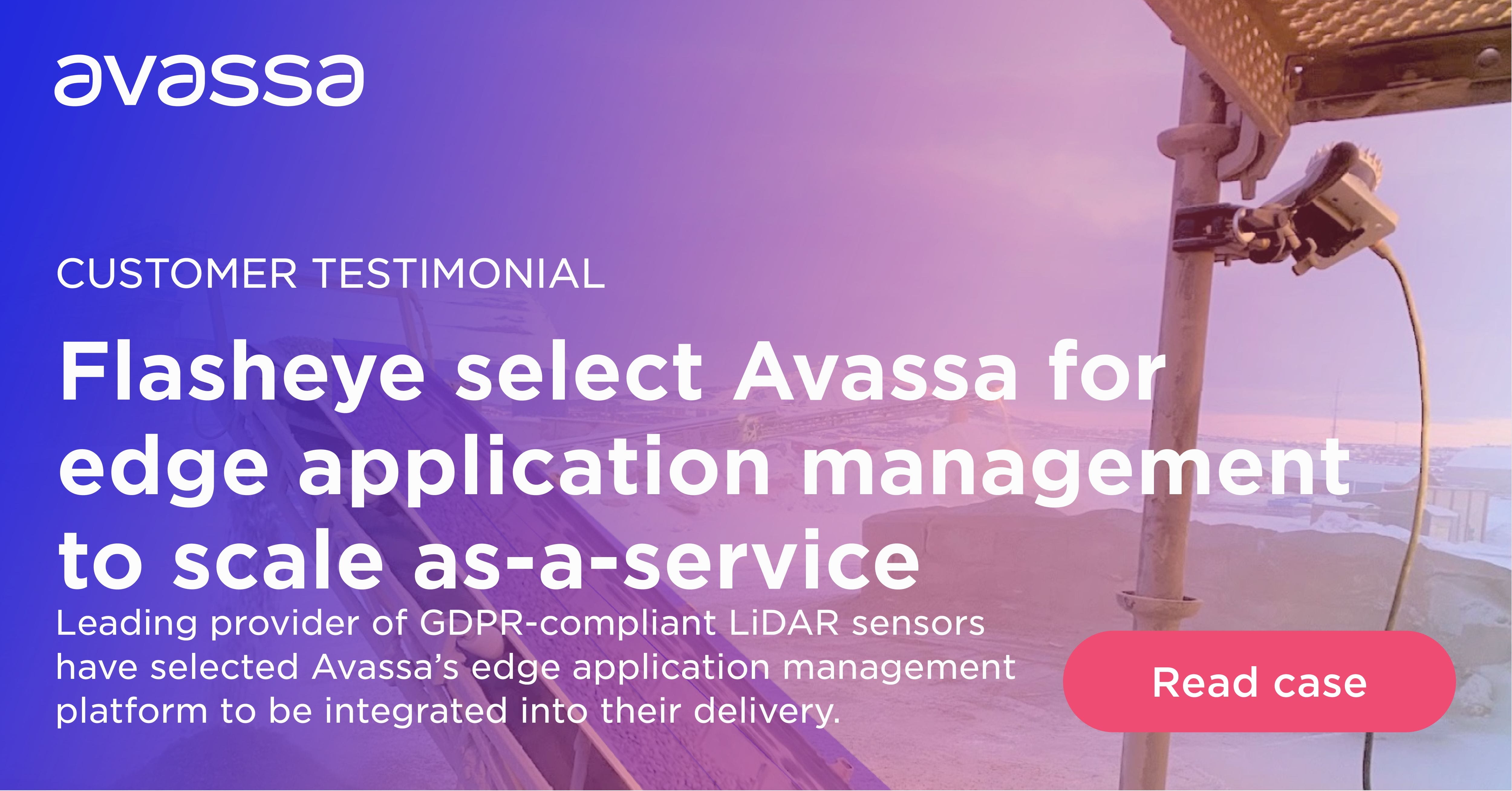 Flasheye select Avassa for edge application management to scale asa